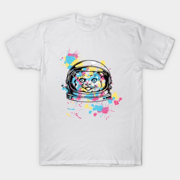 Space Cat T-Shirt by eufritz